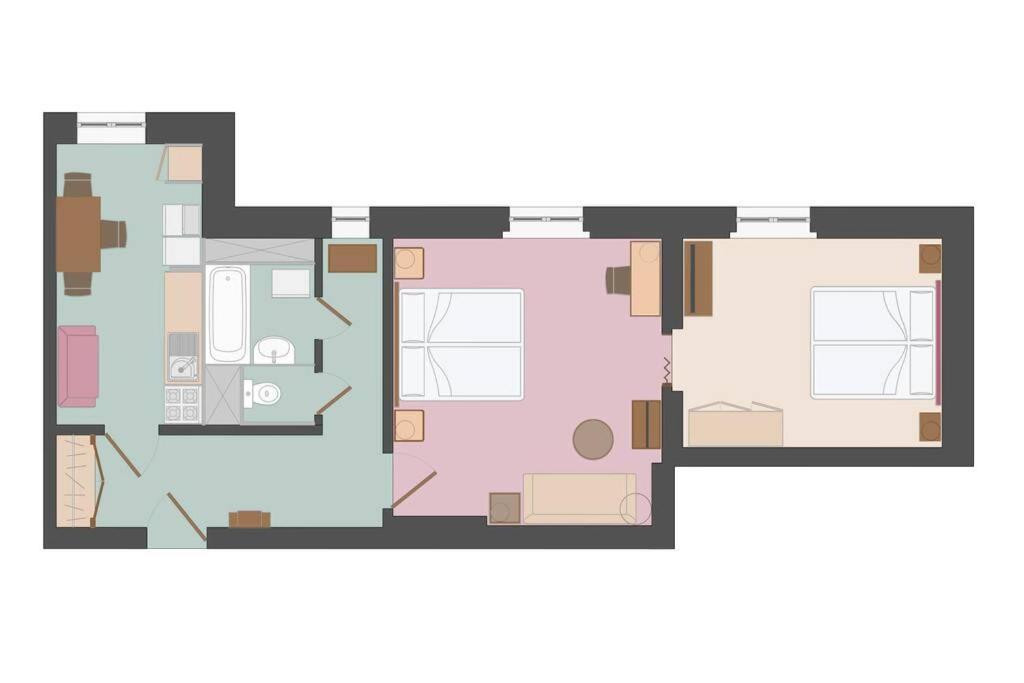 Contimarienbad Apartment Ngoại thất bức ảnh